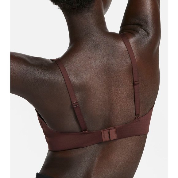 Women's Nike Alate Minimalist Sports Bra Size S (C-E) Earth DM0526 Training NEW - Picture 2 of 4